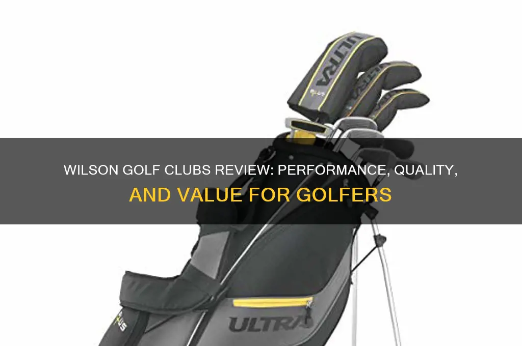 how are wilson golf clubs