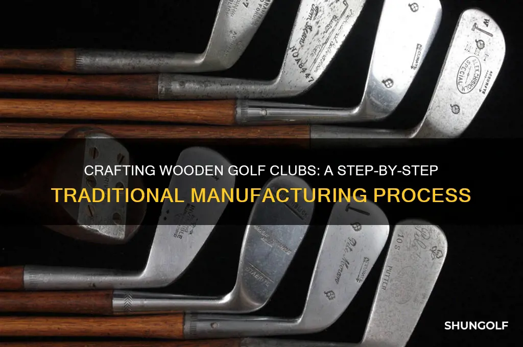 how are wooden golf clubs made