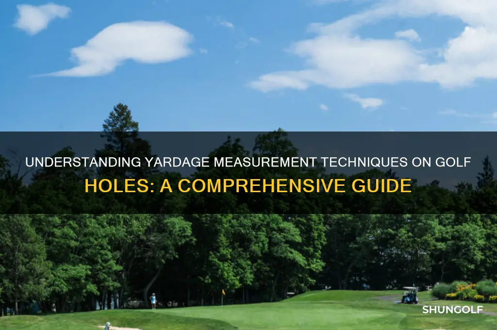 how are yards measured on a golf hole