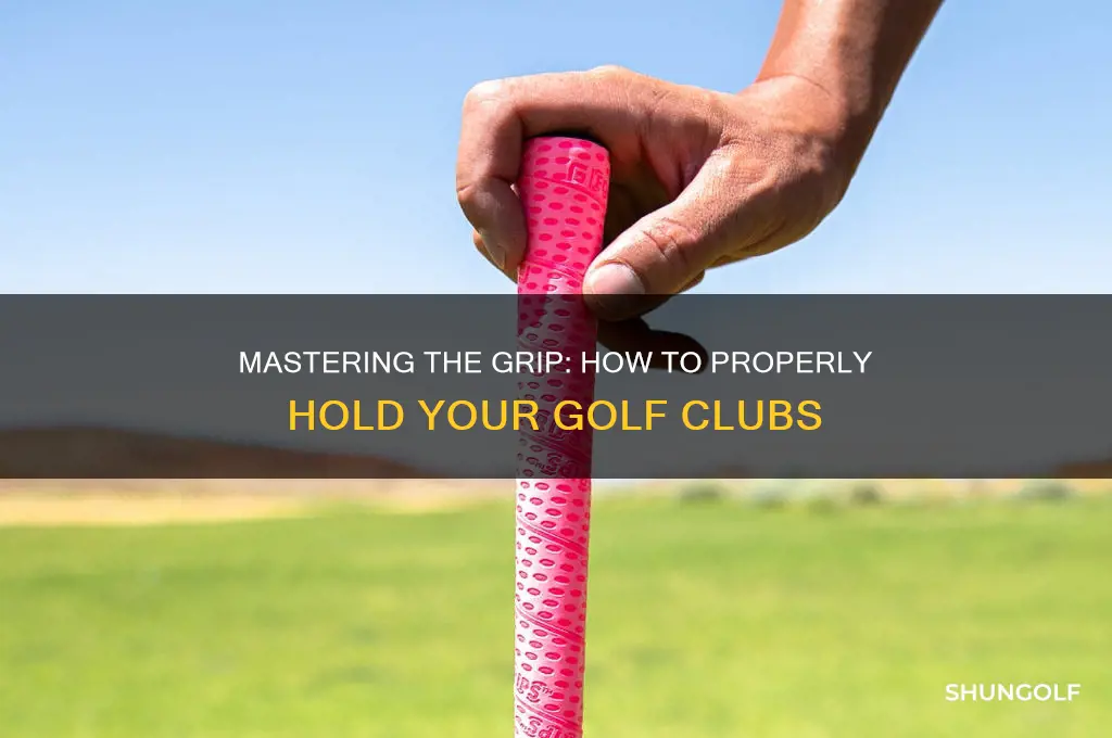 how are you suppose to grab the golf sticks
