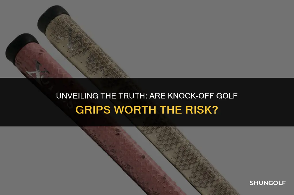 how bad are knock off golf grips