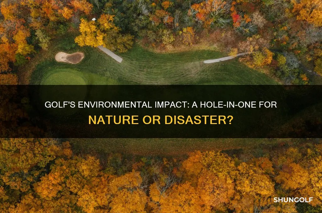 how bad is golf for the environment