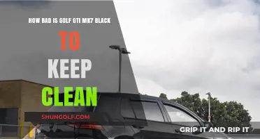 Golf GTI MK7 Black: Cleaning Challenges and Maintenance Tips