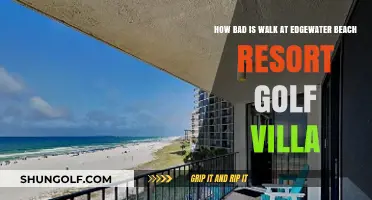 Edgewater Beach Resort Golf Villa Walk: Safety Concerns and Risks