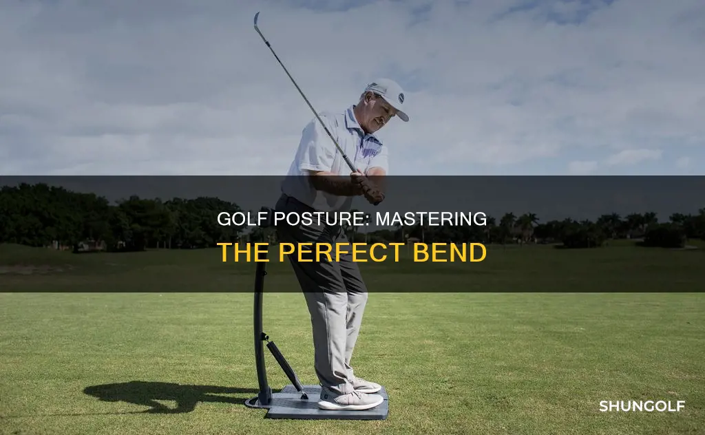 how bent over at address golf