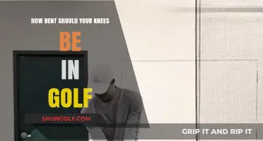 Mastering Golf Posture: Optimal Knee Bend for Better Swing