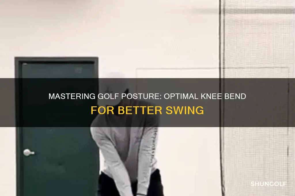 how bent should your knees be in golf