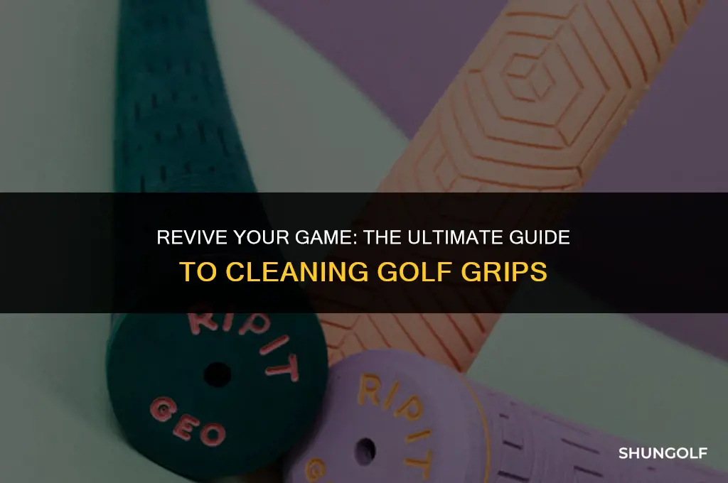 how best to clean golf grips