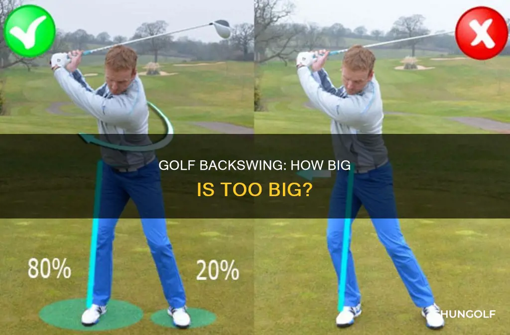 how big a backswing in golf
