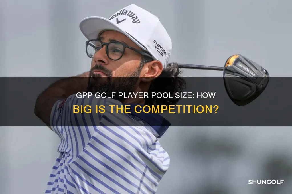 how big a player pool gpp golf