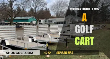 Choosing the Right Trailer Size for Hauling Your Golf Cart