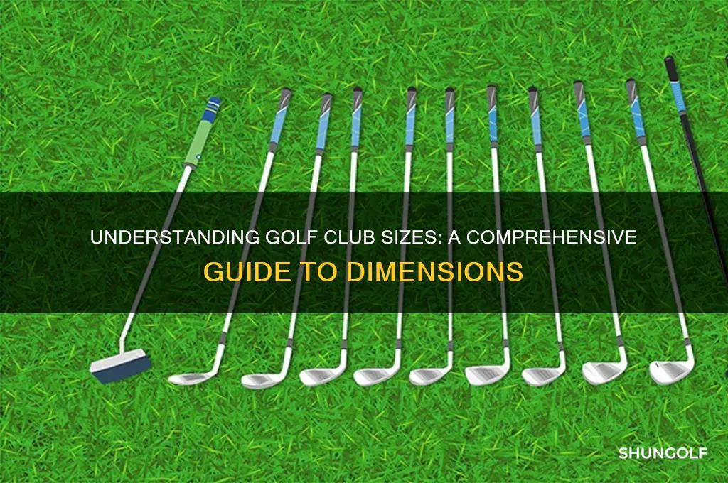 how big are golf clubs