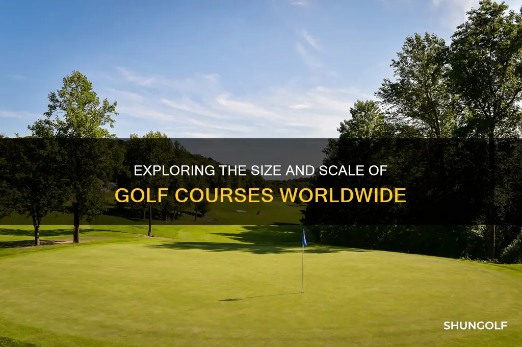 how big are golf courses