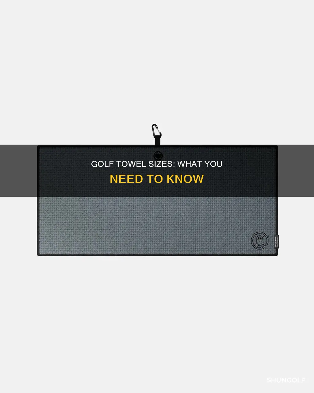 how big are golf towels