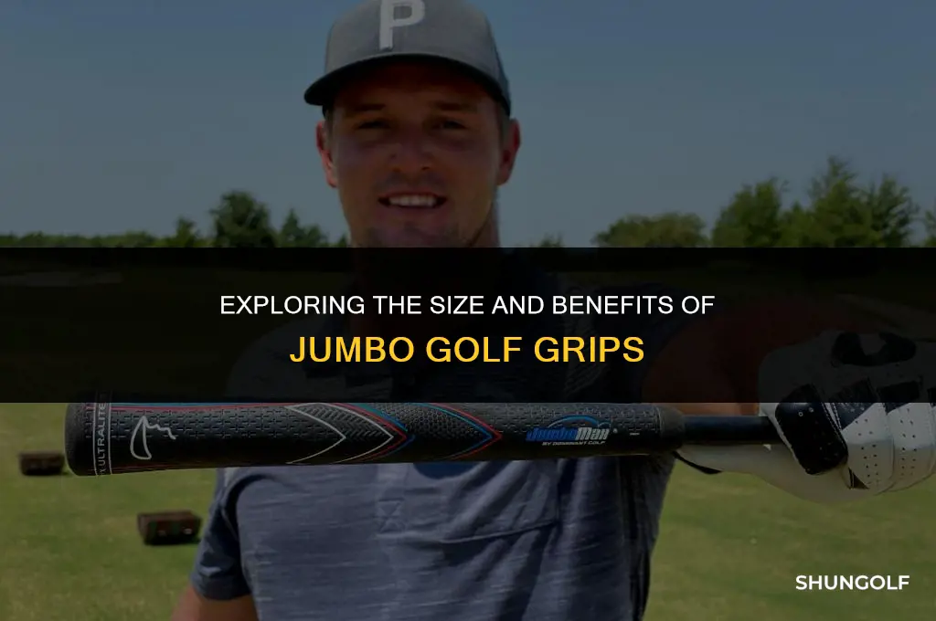 how big are jumbo golf grips