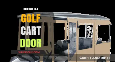 Golf Cart Door Dimensions: Understanding the Standard Size and Fit