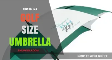 Golf Umbrella Size Guide: Dimensions, Coverage, and Practical Uses