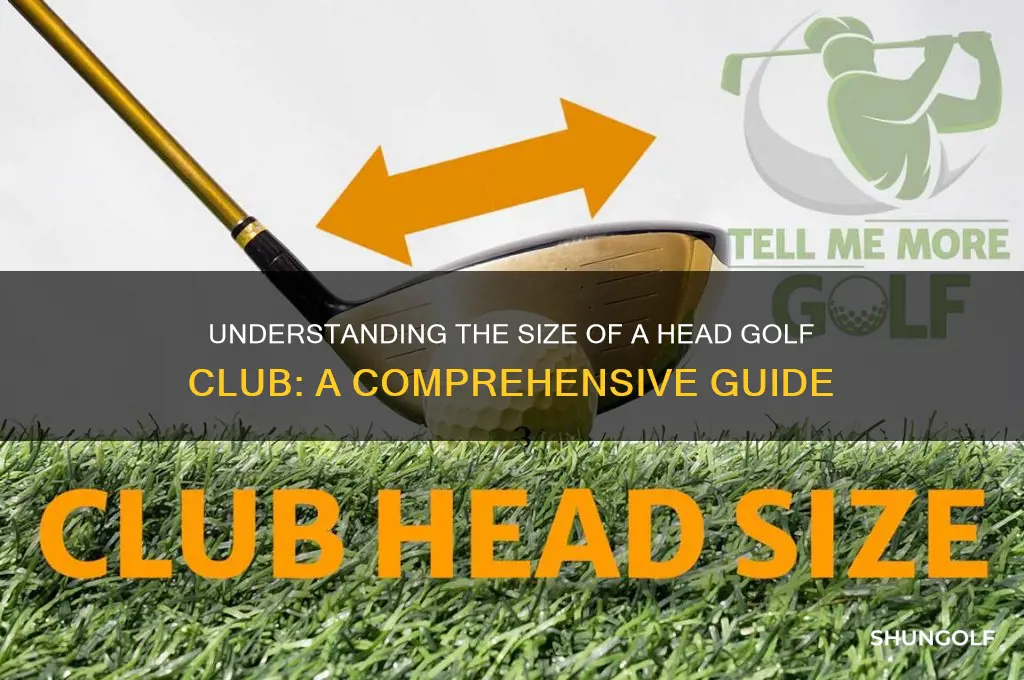 how big is a head golf club