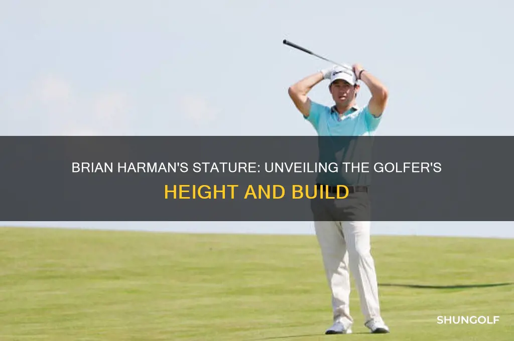 how big is brian harman the golfer
