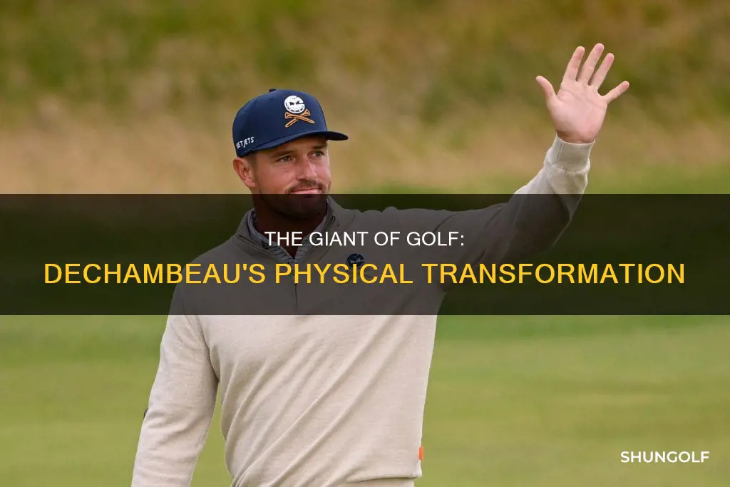 how big is dechambeau the golfer