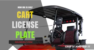 Golf Cart License Plate Size: Dimensions and Requirements Explained