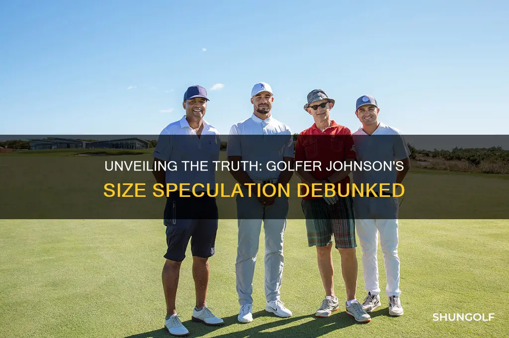 how big is golfer johnson