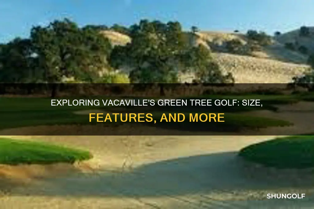 how big is green tree golf in vacaville