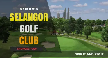 Exploring the Expansive Royal Selangor Golf Club's Size and Layout