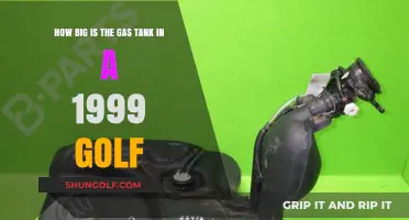 1999 Volkswagen Golf Gas Tank Capacity: Size and Range Explained