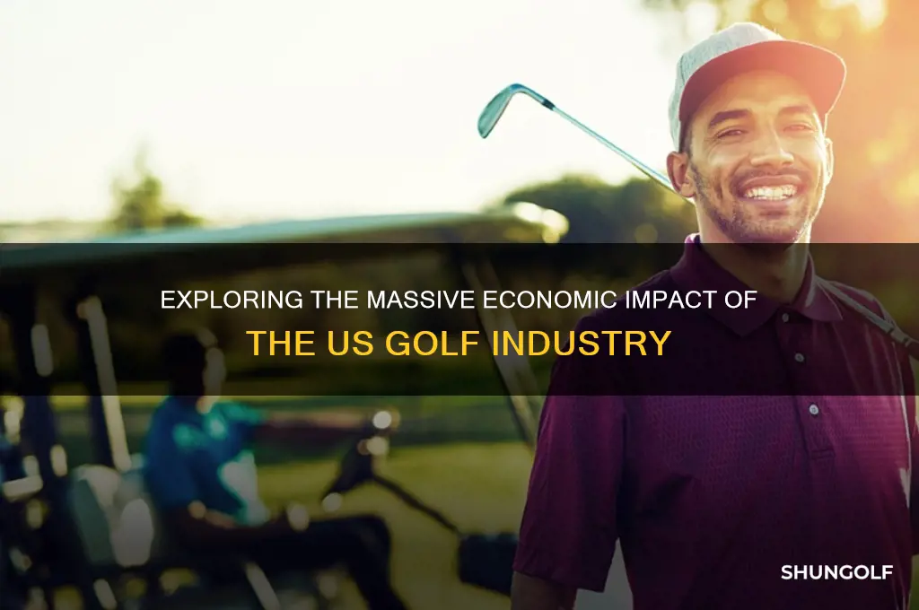 how big is the golf industry in the us