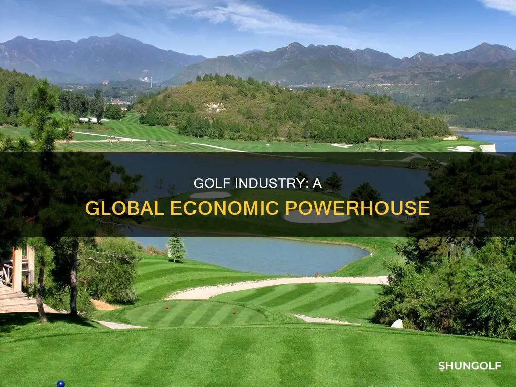 how big is the golf industry