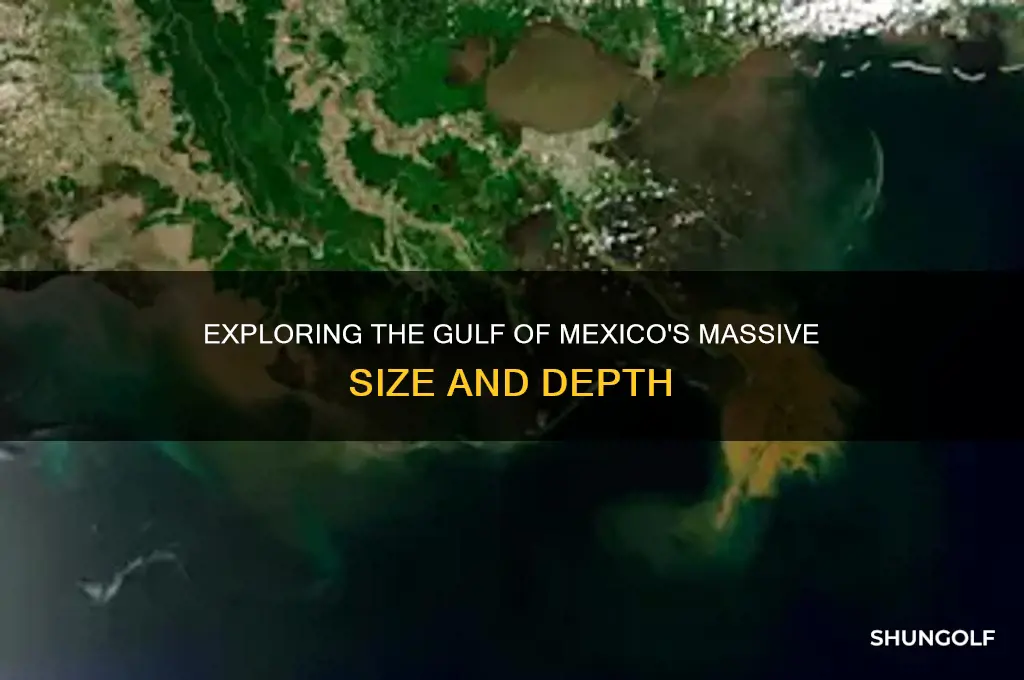 how big is the golf of mexico