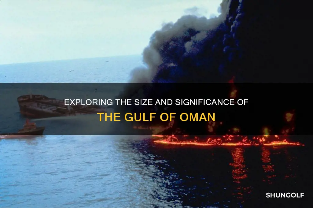 how big is the golf of oman