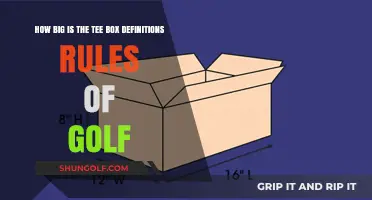 Understanding Tee Box Sizes: Definitions and Golf Rules Explained