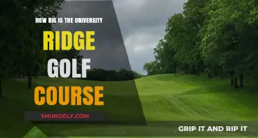 Exploring University Ridge Golf Course: Size, Layout, and Features