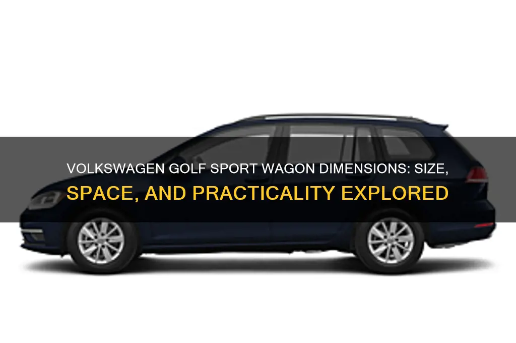 how big is volkswagon golf sport wagon