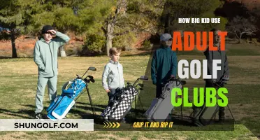 Big Kids Swinging Adult Golf Clubs: Tips for Proper Fit and Use