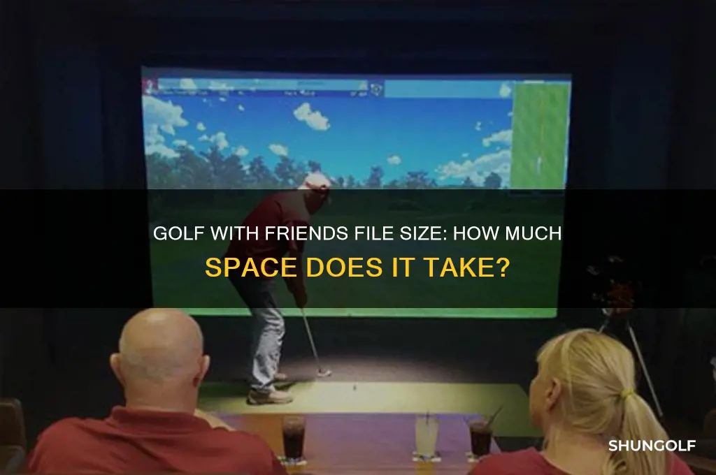 how big of a file is golf with friends