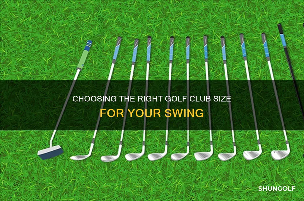 how big should a golf club be
