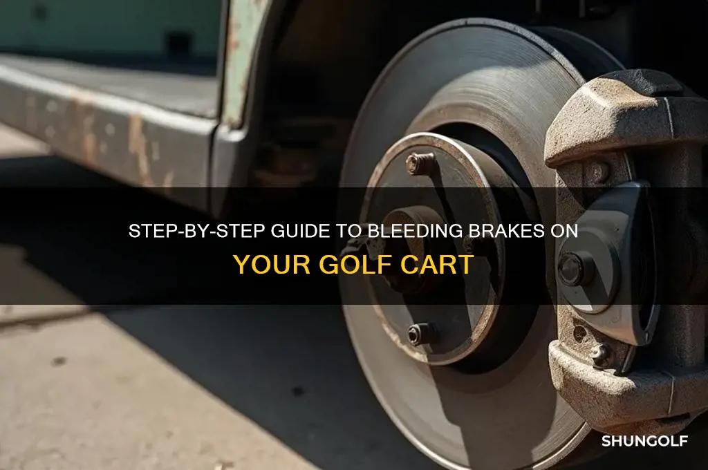 how bleed brakes on a golf cart
