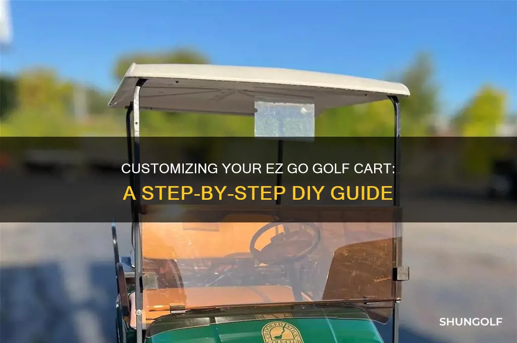 how build a customized ez go golf cart