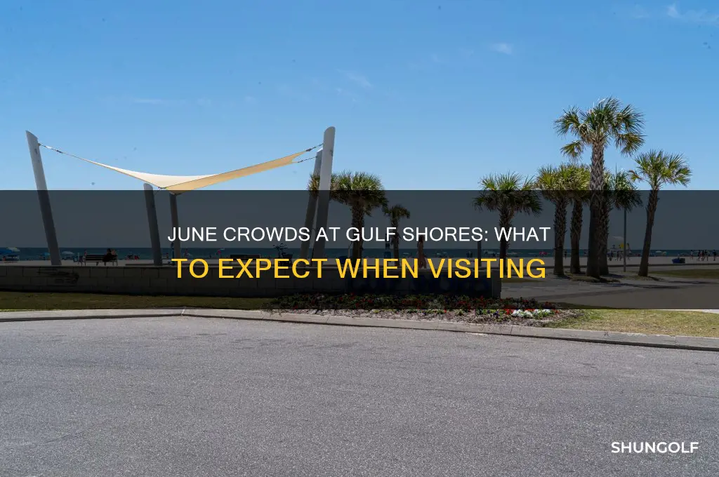 how busy is golf shores in june