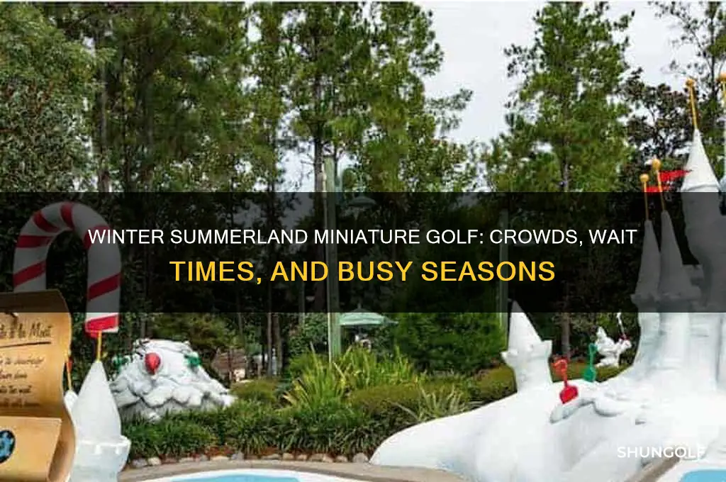 how busy is winter summerland miniature golf
