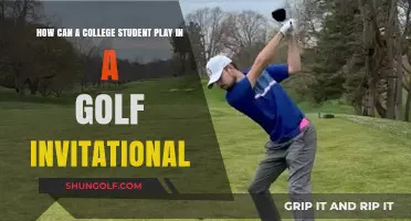 College Golf Invitational: Steps for Students to Participate and Compete