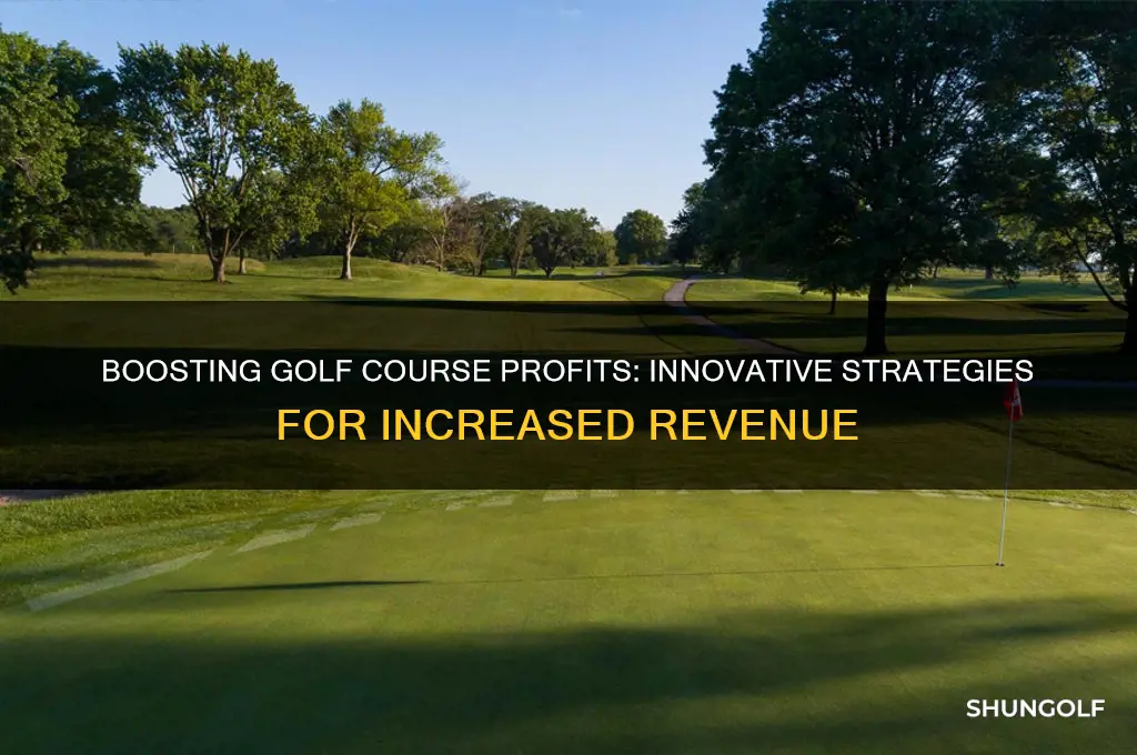 how can a golf course make more money