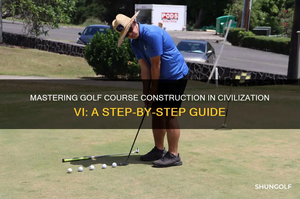 how can i build golf course civ 6