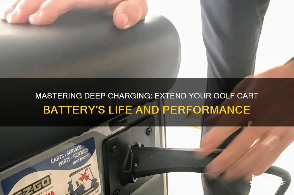 how can i deep charge my golf cart battery