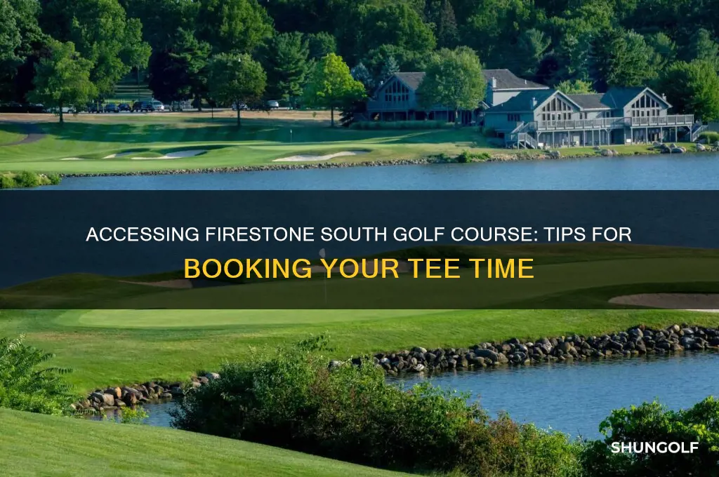 how can i get on firestone south golf course