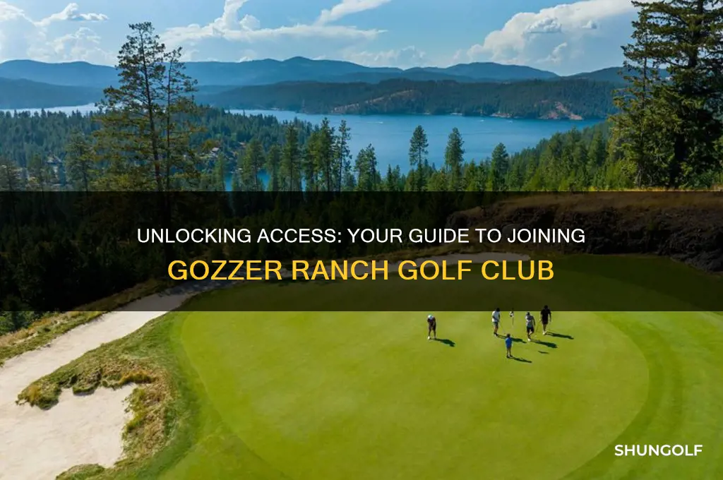 how can i get on gozzer ranch golf club