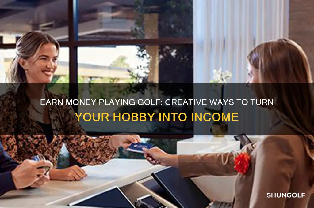 how can i get paid to play golf